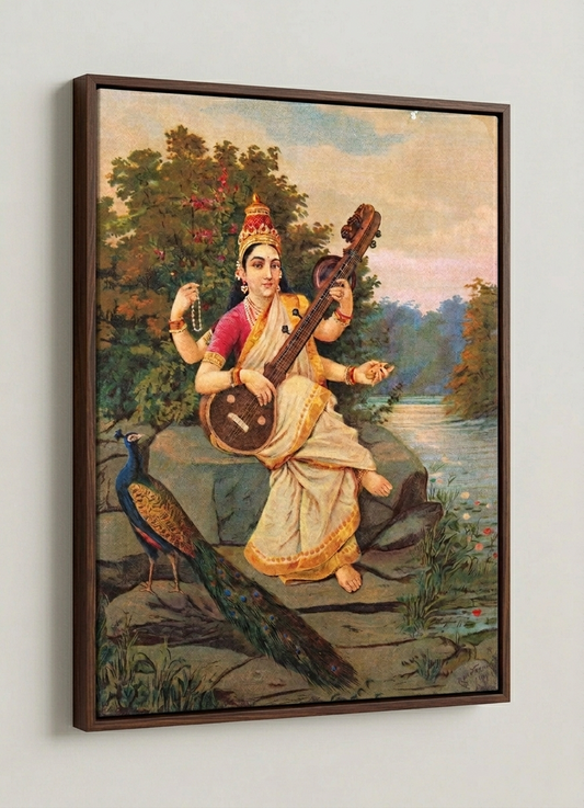 Raja Ravi Verma - Goddess Saraswati