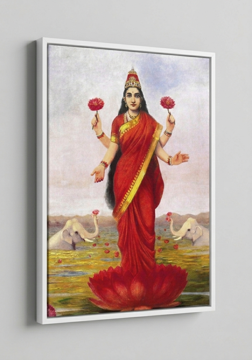Raja Ravi Verma - Goddess Laxmi