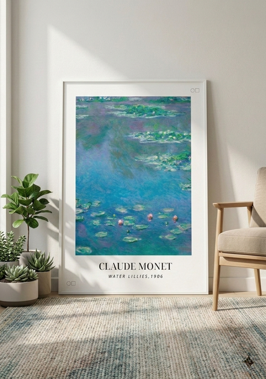 Japanese Bridge Over a Pond of Water Lilies (1899) by Claude Monet