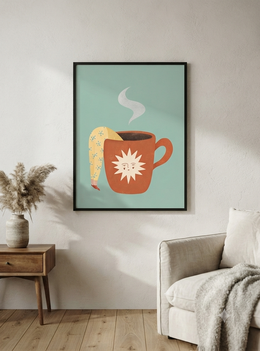 Boho Art - First, Coffee