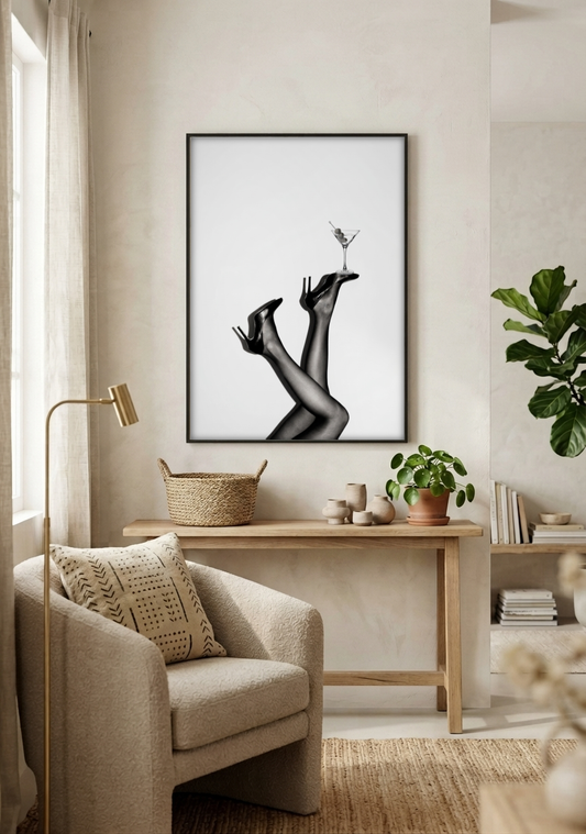 Pop Culture art - Party Trick framed print in a room
