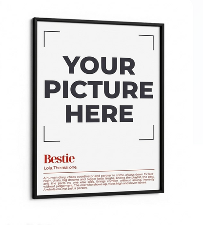 Custom Photo Frame - Bestie
