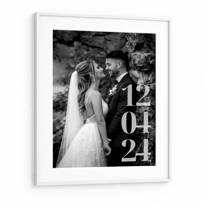 Personalised Date Photo Frame