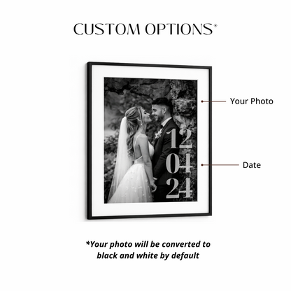 Personalised Date Photo Frame