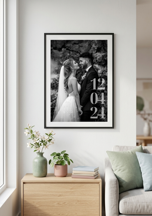 Personalised Date Photo Frame