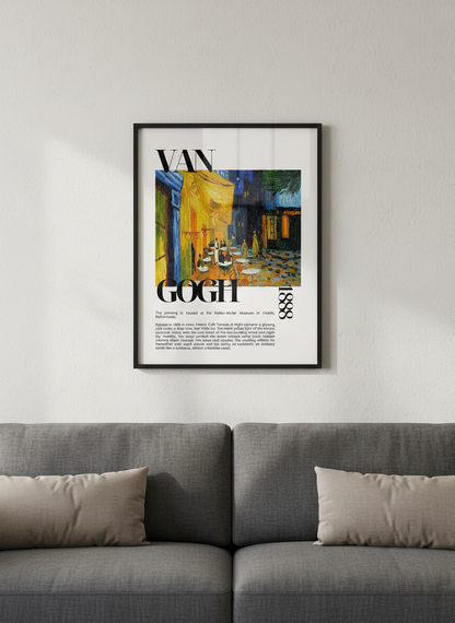 Cafe Terrace at Night by Van Gogh - Museum Collector's Edition