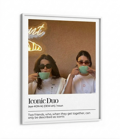 Personalised Photo Frame - Iconic Duo