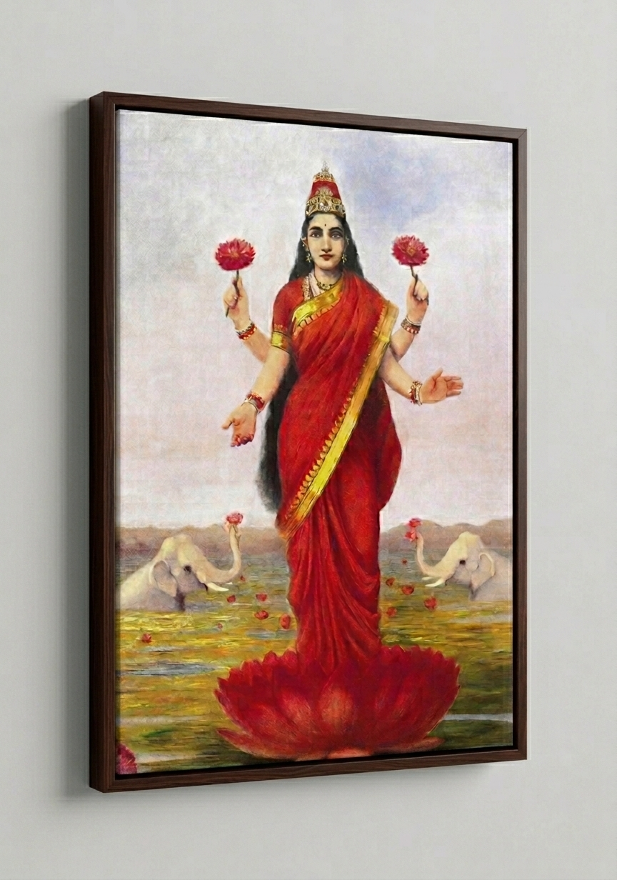Raja Ravi Verma - Goddess Laxmi