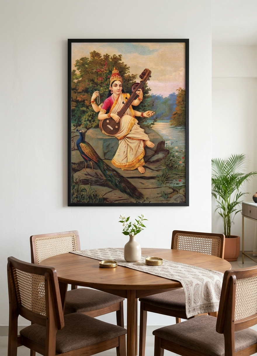 Raja Ravi Verma - Goddess Saraswati