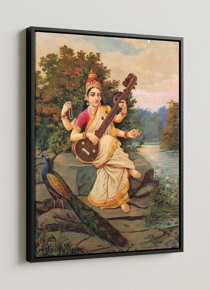 Raja Ravi Verma - Goddess Saraswati