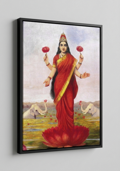 Raja Ravi Verma - Goddess Laxmi
