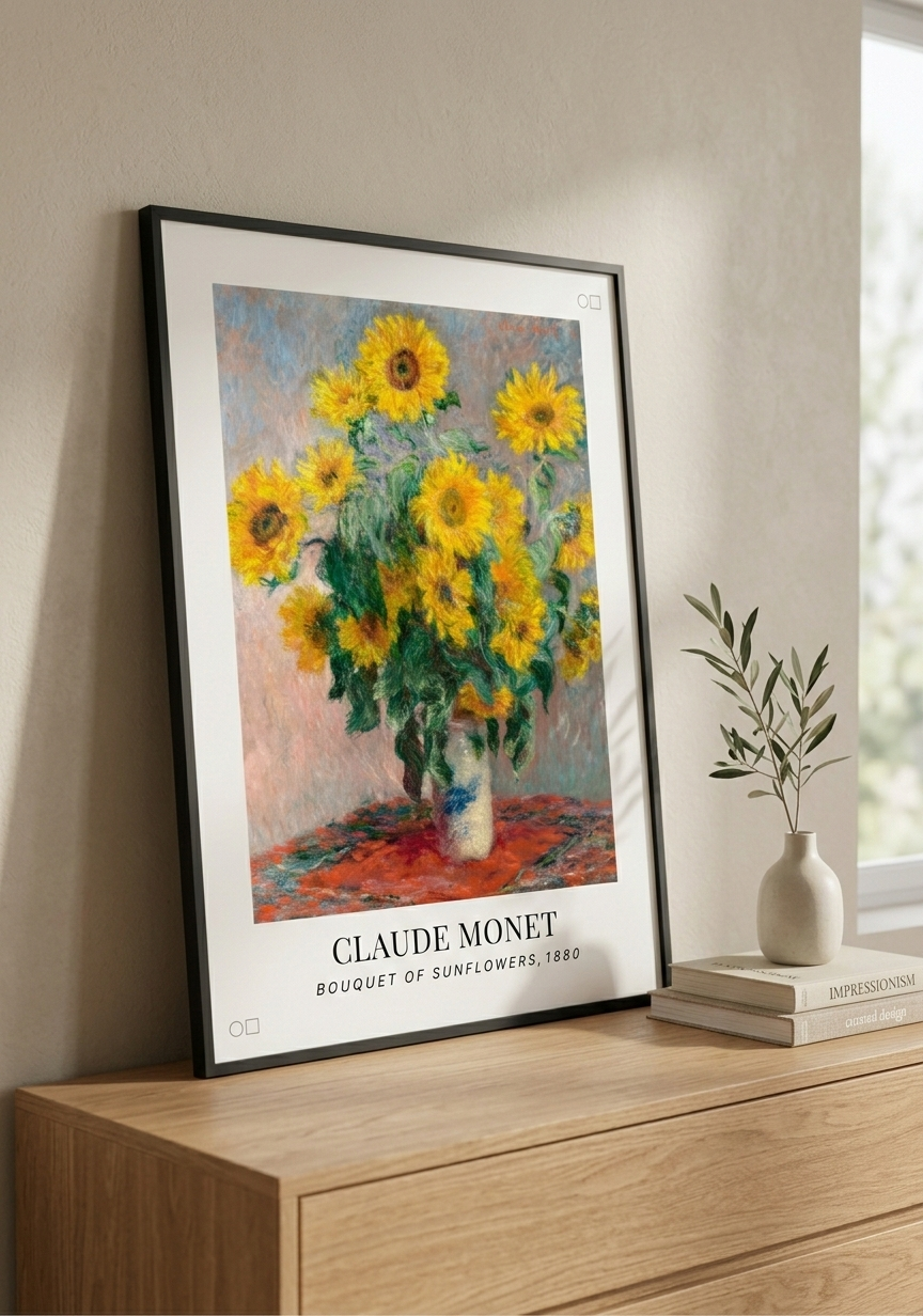 Sunflowers by Claude Monet