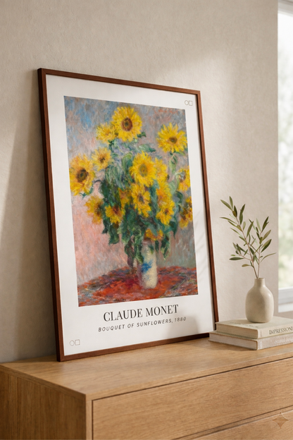 Sunflowers by Claude Monet