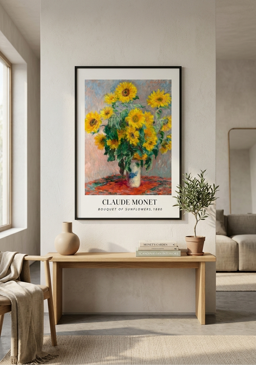 Sunflowers by Claude Monet
