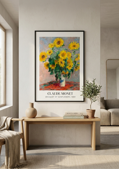 Sunflowers by Claude Monet