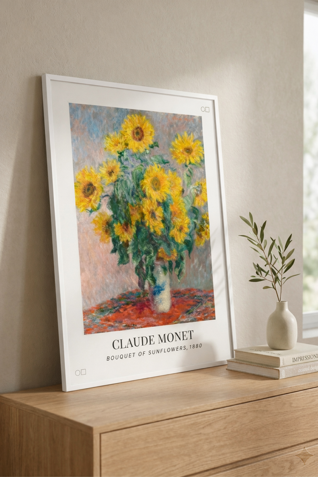 Sunflowers by Claude Monet