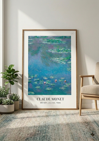 Japanese Bridge Over a Pond of Water Lilies (1899) by Claude Monet