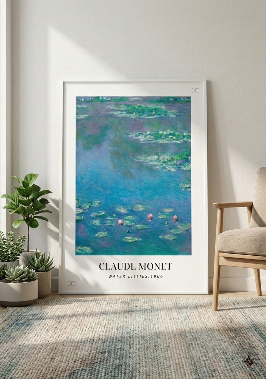 Japanese Bridge Over a Pond of Water Lilies (1899) by Claude Monet