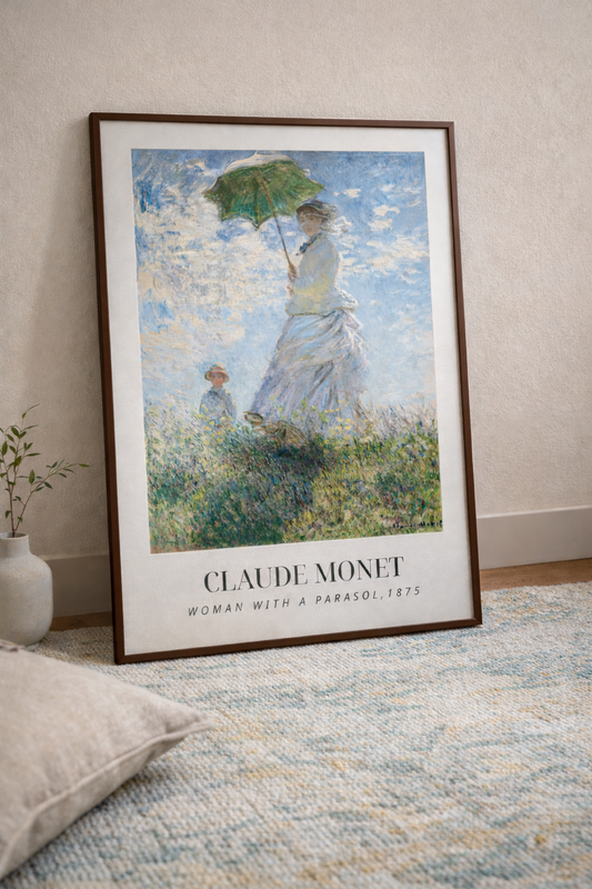 Woman with a Parasol by Claude Monet