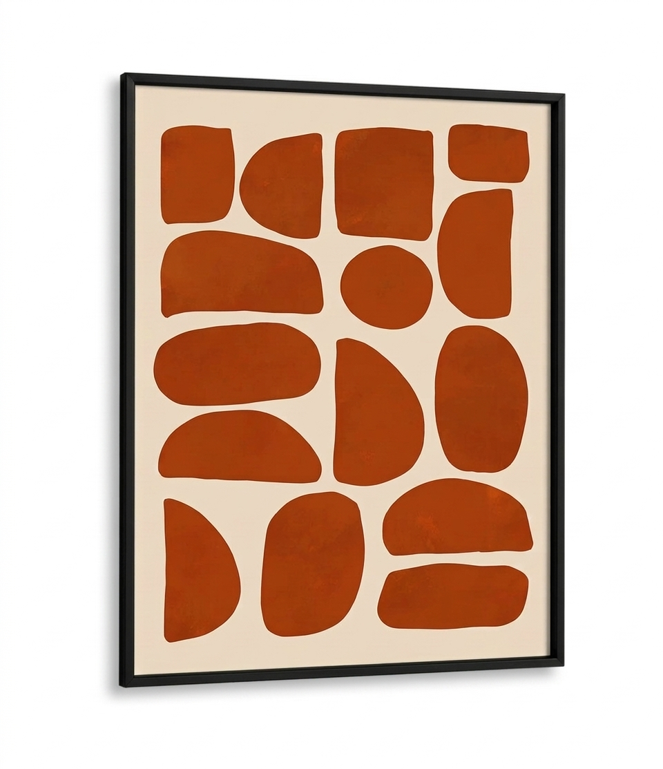 Abstract Art - Terracotta Rhythm