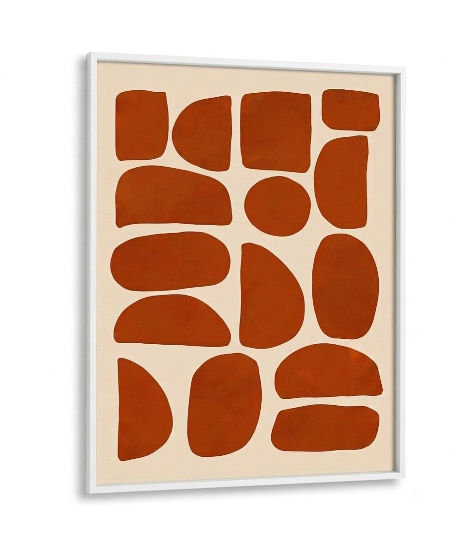 Abstract Art - Terracotta Rhythm