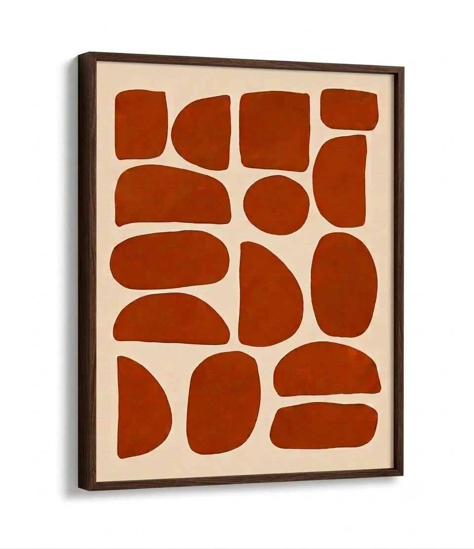 Abstract Art - Terracotta Rhythm