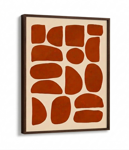 Abstract Art - Terracotta Rhythm