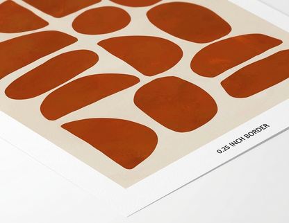 Abstract Art - Terracotta Rhythm