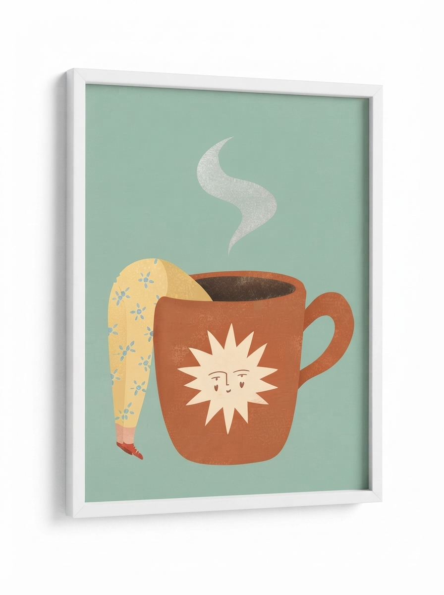 Boho Art - First, Coffee