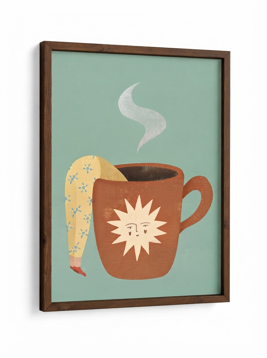 Boho Art - First, Coffee