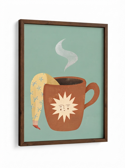 Boho Art - First, Coffee