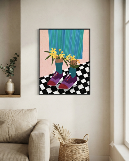 Boho Art - Shoe Bloom