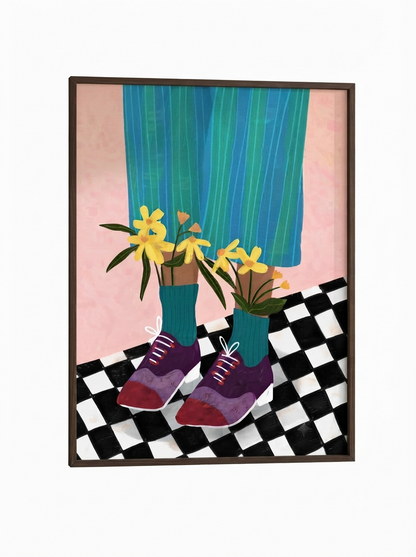 Boho Art - Shoe Bloom