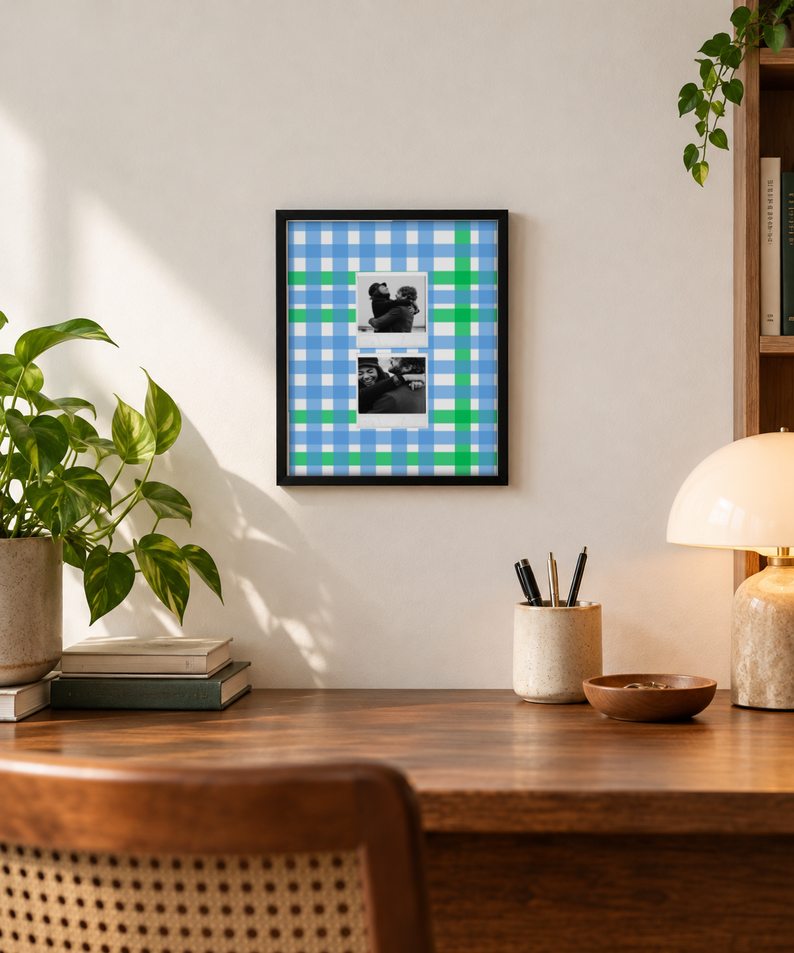 Two Polaroid Pinterest Pick Frame - Pack of 2 framed print in a room