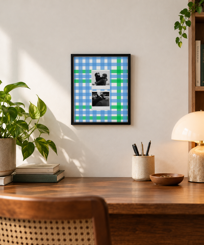Two Polaroid Pinterest Pick Frame - Pack of 2 framed print in a room