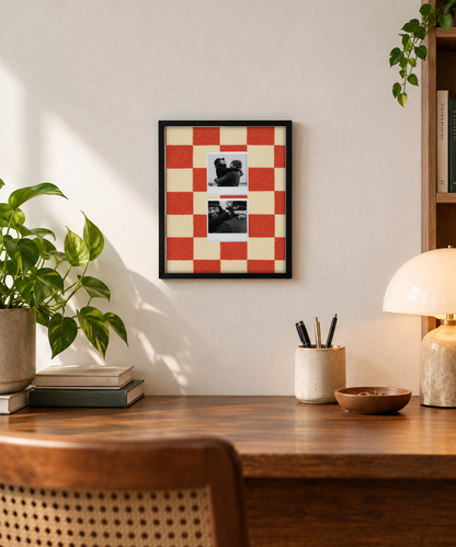 Two Polaroid Pinterest Pick Frame - Pack of 2 framed print in a room