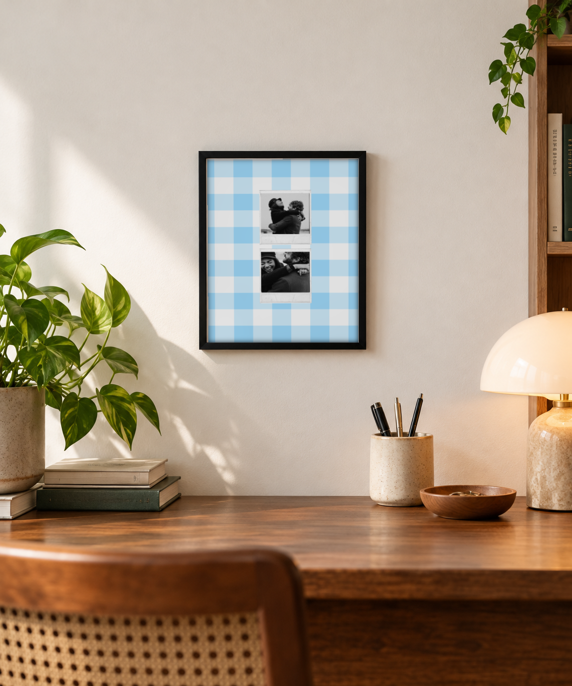 Two Polaroid Pinterest Pick Frame - Pack of 2 framed print in a room