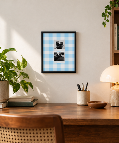 Two Polaroid Pinterest Pick Frame - Pack of 2 framed print in a room
