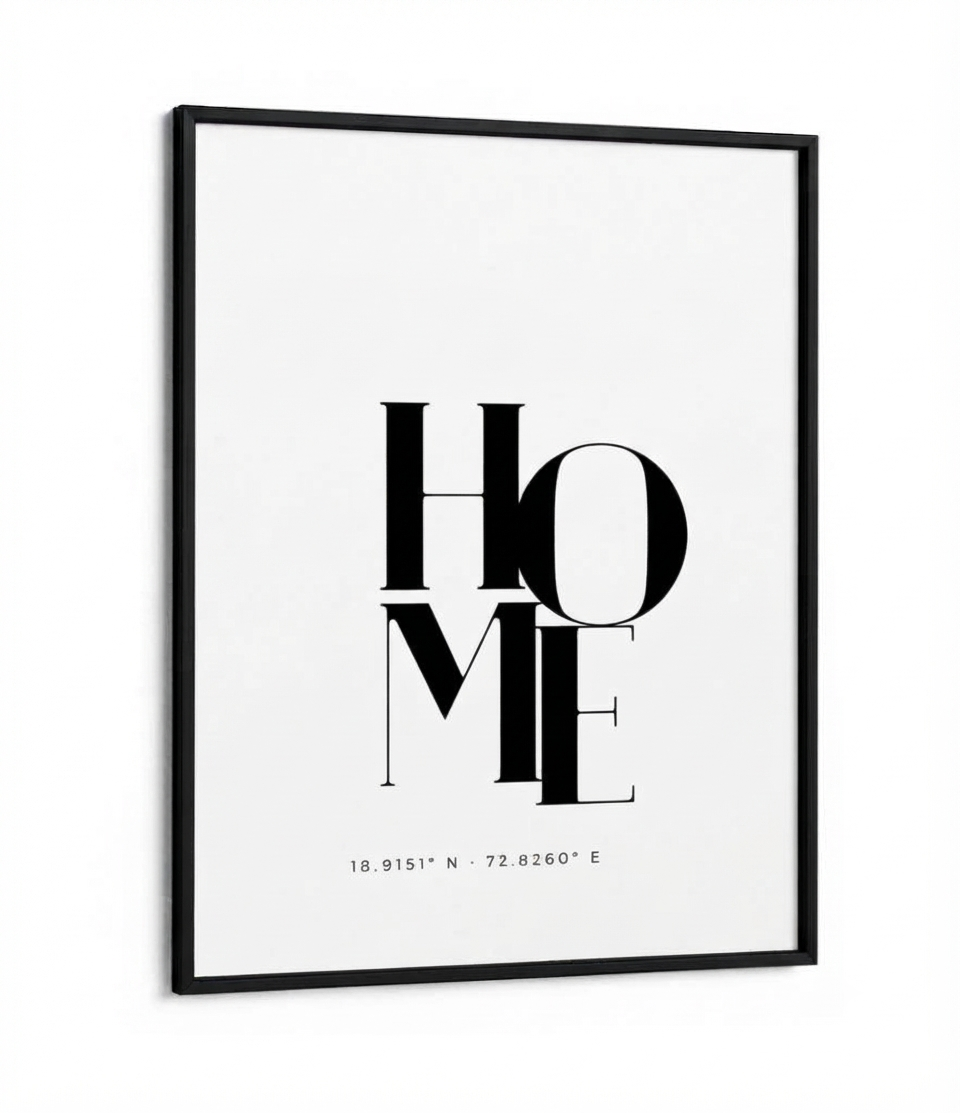 Custom Frame - Home - Add your address coordinates
