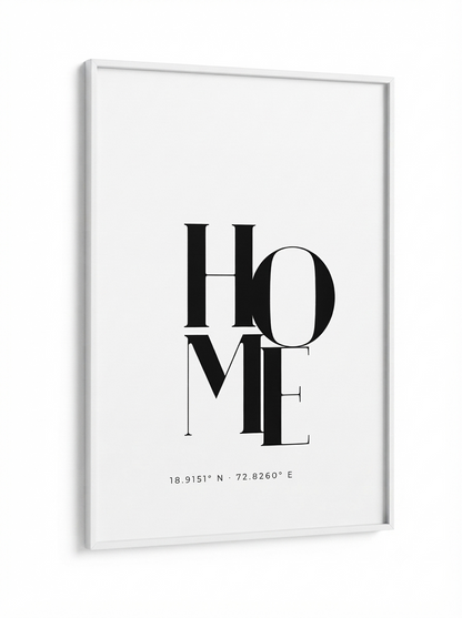 Custom Frame - Home - Add your address coordinates