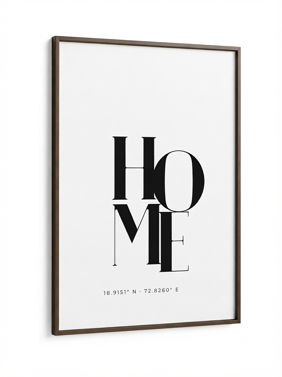 Custom Frame - Home - Add your address coordinates