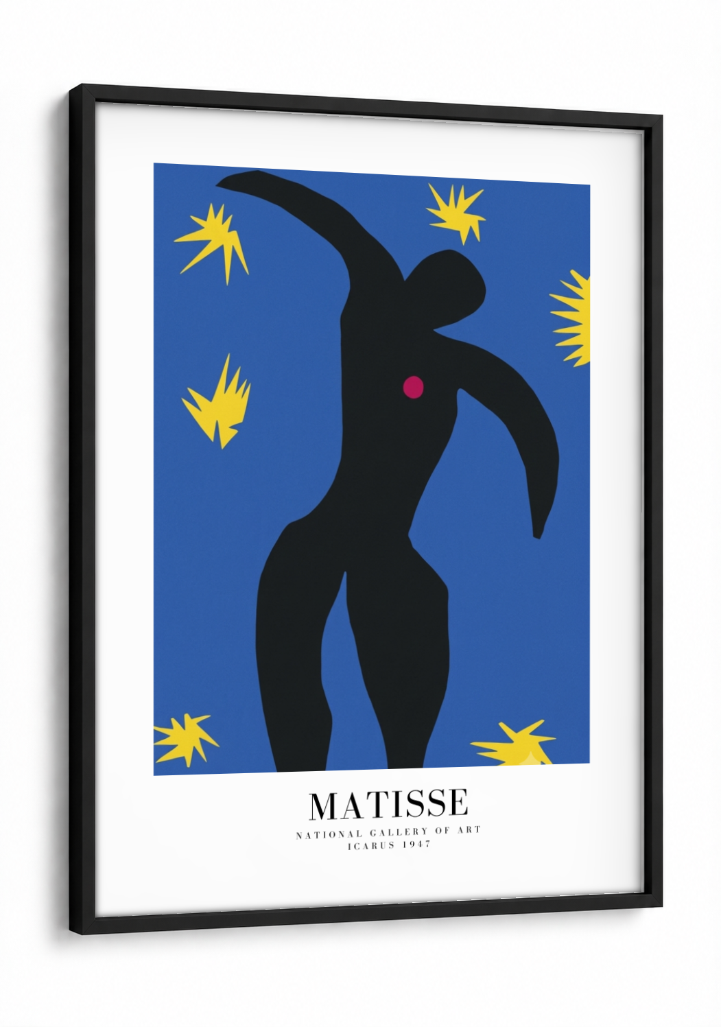 Henri Matisse- Icarus framed print in a black frame