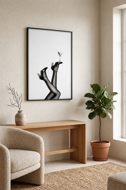 Pop Culture art - Party Trick framed print in a room