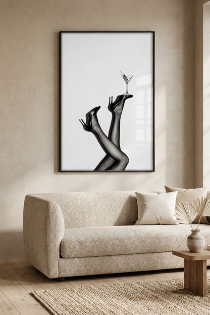 Pop Culture art - Party Trick framed print in a room