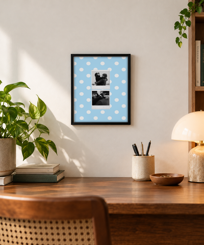 Two Polaroid Pinterest Pick Frame - Pack of 2 framed print in a room