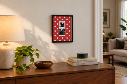 Two Polaroid Pinterest Pick Frame - Pack of 2 framed print in a room