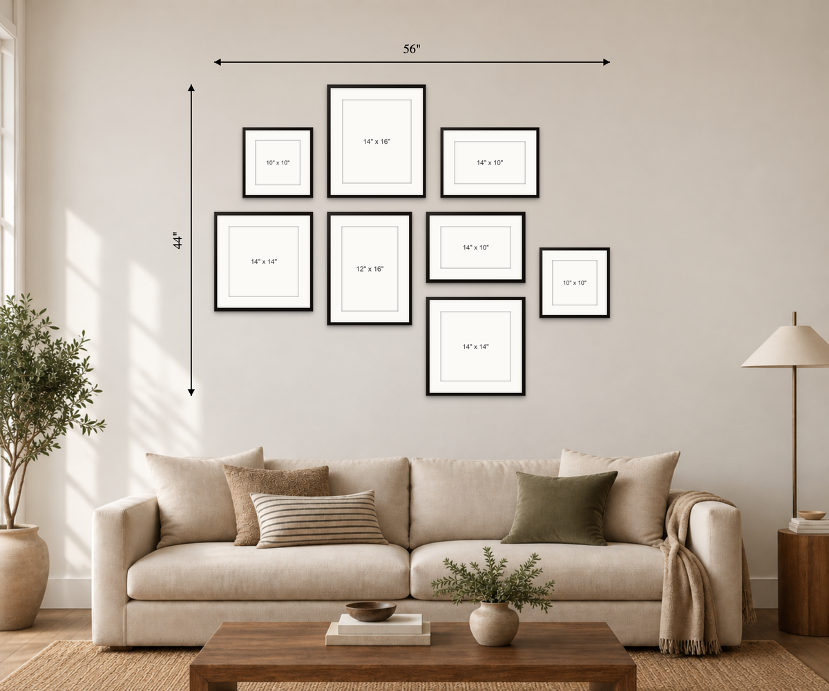 Tall Gallery Wall